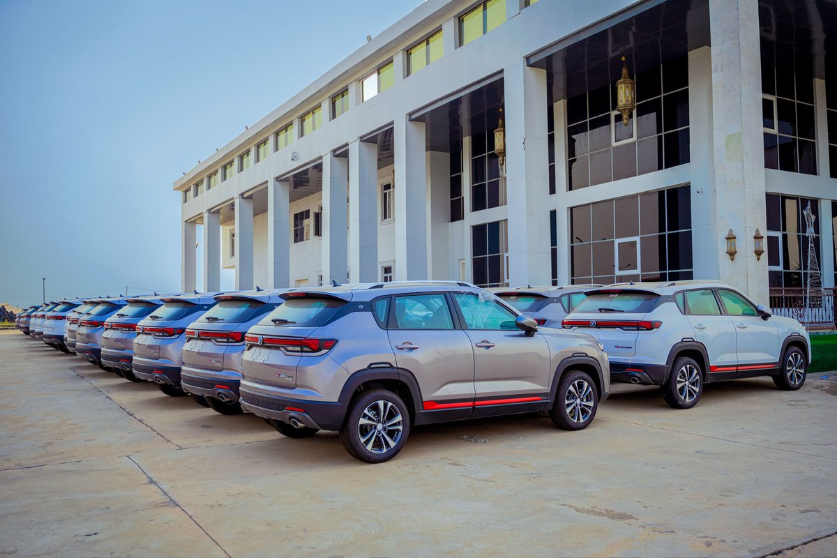 leoekene's tweet photo. No Long Stories! 

Find below, the SUVs procured by Governor @FrancisNwifuru for all the medical doctors working in the General Hospitals across the State, to ensure they are at work seamlessly and respond to duty calls. 

This in no small measure will give them good confidence and assurance of their welfare, having been employed by the State Government. It is meant as well, to ensure that they do not convert the hospital ambulances to their private cars. All the SUVs have been paid for and all of them delivered. 

Talking of ambulances, pictures 3 and 4 show some of the ambulances procured by Ebonyi State Government for the General Hospitals. 52 were paid for, but 20 of them have arrived. The rest will be delivered soon. The Governor intends to have 2 ambulances for each General Hospital in Ebonyi State. 

Ebonyi State is on the rise, and our Chief Servant is leaving no stone unturned in that regard. 

The Governor will deploy them soon, according to his esteemed discretion. 

#EbonyiState #FON #ThePeoplesCharterofNeeds #NdiEbonyi #NdiAbakaliki #BERWO 

- Leo