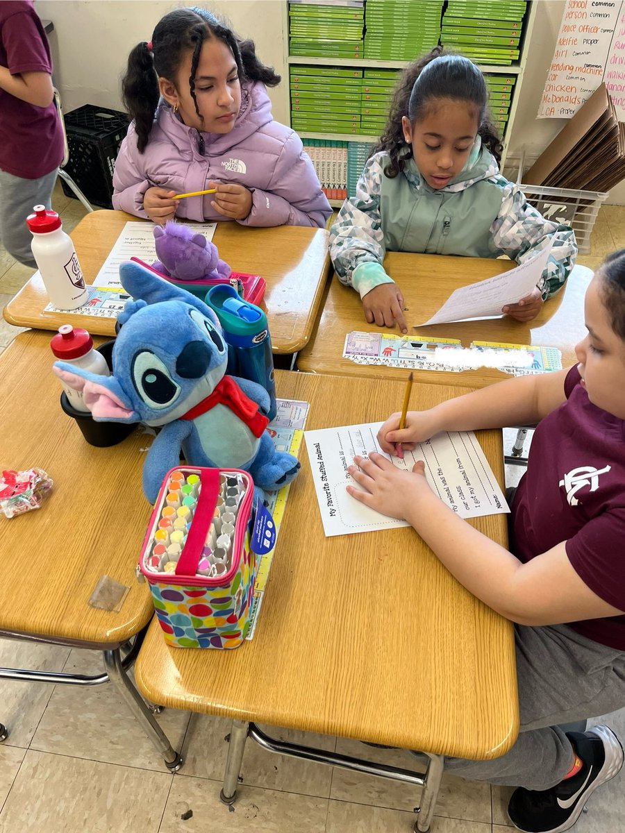 LawCathAcad's tweet image. Second Grade was hard at work writing to their stuffed animals today! Literacy rocks! #catholicschool #catholiceducation #makelearningfun