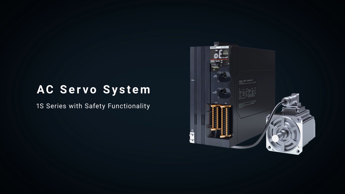OmronAutomation's tweet photo. Discover how the 1SA Series brings #functionalsafety to the #Omron servo lineup! Watch this video to learn about the 1SA Series #ServoSystem, which offers reliable, high-precision autotuning based on machine frequency characteristics. Watch now: https://t.co/RiEqb3lBTh #safety https://t.co/8MzKjEbBhi