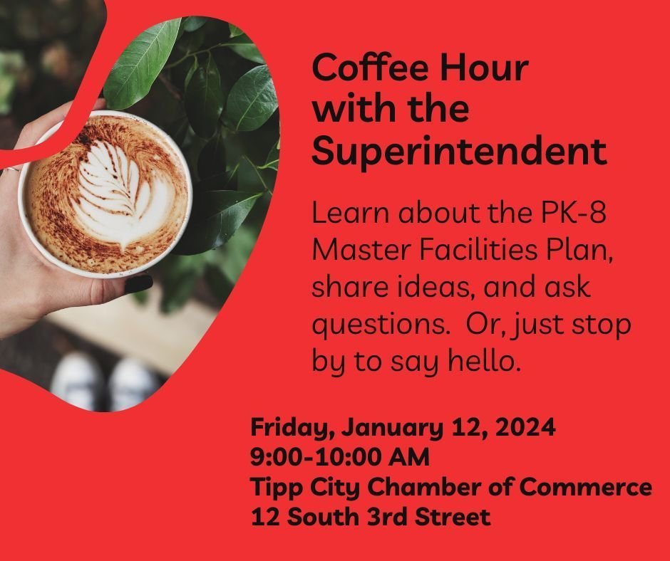 ☕🥯We hope you can join us on Friday morning for Coffee Hour with the Superintendent.🥯☕