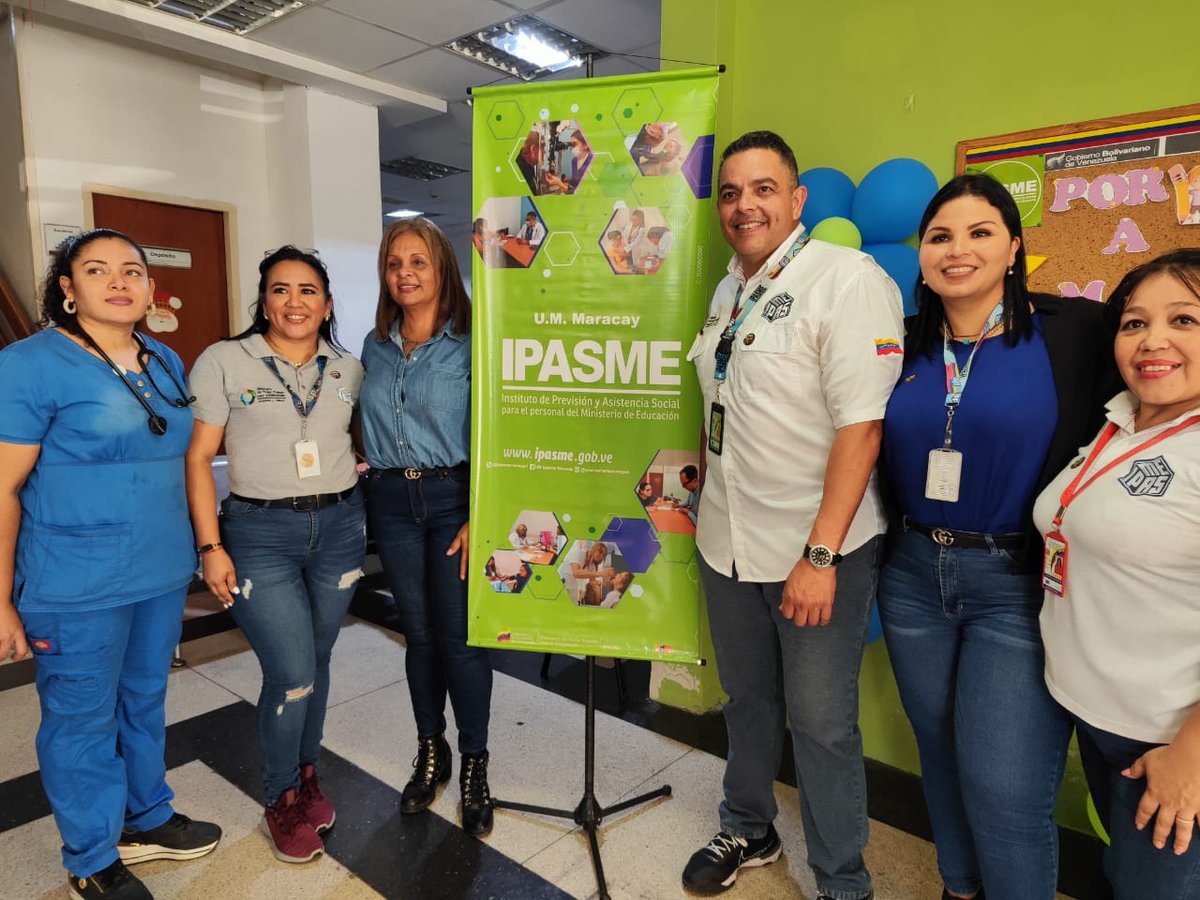 (1/2) ¡Salud para nuestros docentes en Aragua! Con más de 15 especialidades médicas, hoy realizamos jornada médica integral para la familia educativa aragueña, en la sede La Floresta de la U.M. @ipasmemaracay1. @NicolasMaduro #VenezuelaAvanzaEnPaz