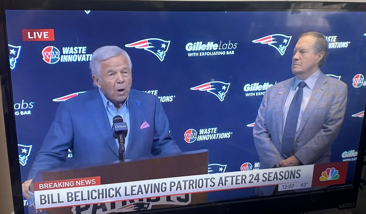 Paul Frost (@reppaulfrost) on Twitter photo Thank you Coach Bill for the 24 years of memories, 6 Super Bowl Titles, 9 AFC Championships and for making the Patriots relevant. I hope there is a way to bring you home after you break Shula’s all-time wins record elsewhere. <a href="/Patriots/">New England Patriots</a> Thank you Coach Bill for the 24 years of memories, 6 Super Bowl Titles, 9 AFC Championships and for making the Patriots relevant. I hope there is a way to bring you home after you break Shula’s all-time wins record elsewhere. <a href="/Patriots/">New England Patriots</a>