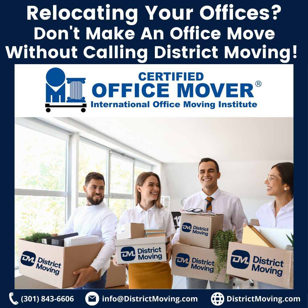 DistrictMoving's tweet photo. Relocating Your Offices? 
Commercial, Residential, Government Moving &amp; Storage
Contact Us Today For A Free Estimate!
info@DistrictMoving.com 301 843-6606 https://t.co/2V4QON7hgX
#Director #President #COO #OfficeManagers #CEO, #CFO, #ExecutiveVicePresident #Owner #Executive https://t.co/q8Kn3VQUxg