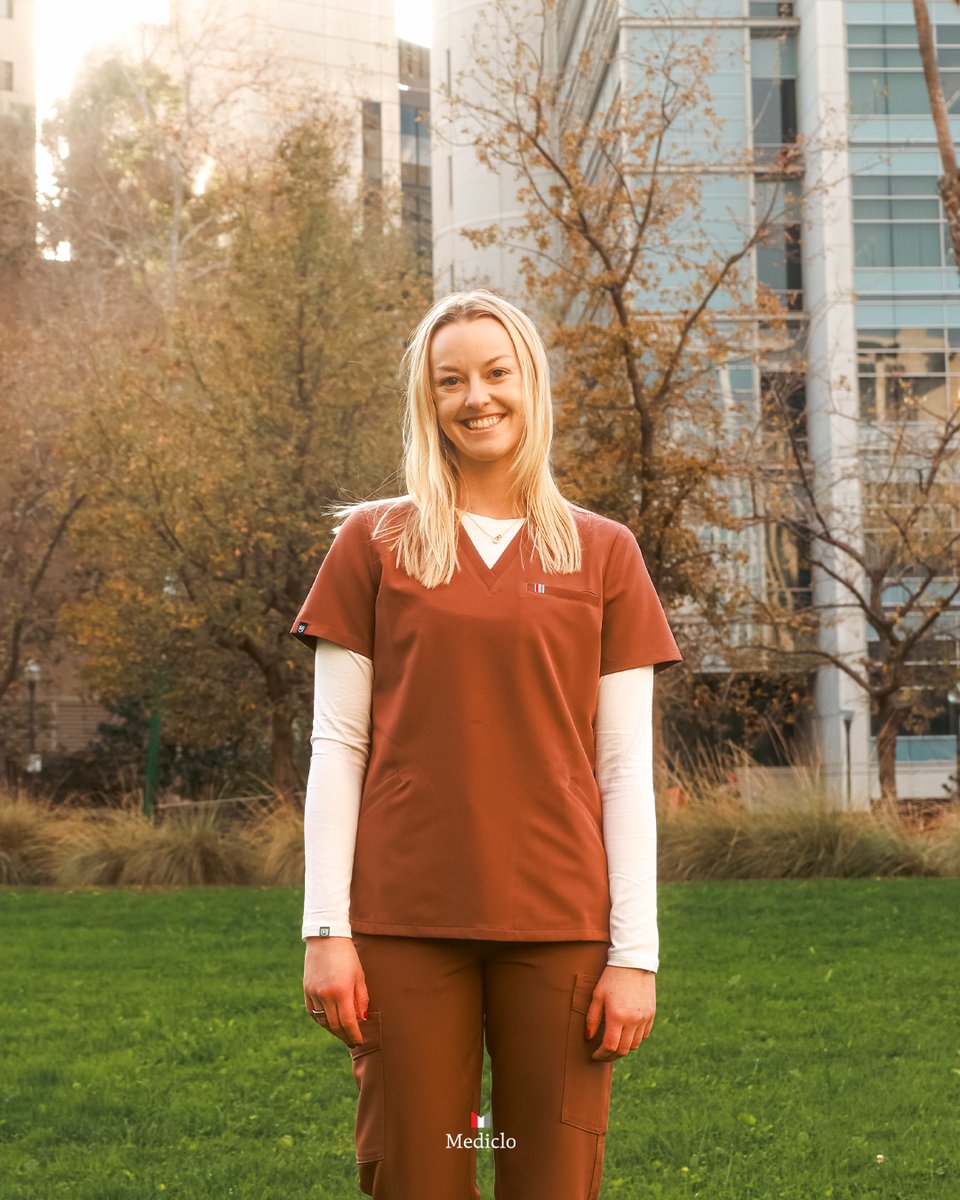 shopmediclo's tweet photo. Inspired by the rich colors of pinecones, our Pinecone scrub collection brings earthy elegance to your medical wardrobe.  Love your scrubs, and love the Earth. 🍂🌲🤎

Pinecone Scrub Collection: https://t.co/2bW4I5paxw
#MedicloScrubs #MedicloCares https://t.co/kdUIeNYW2s