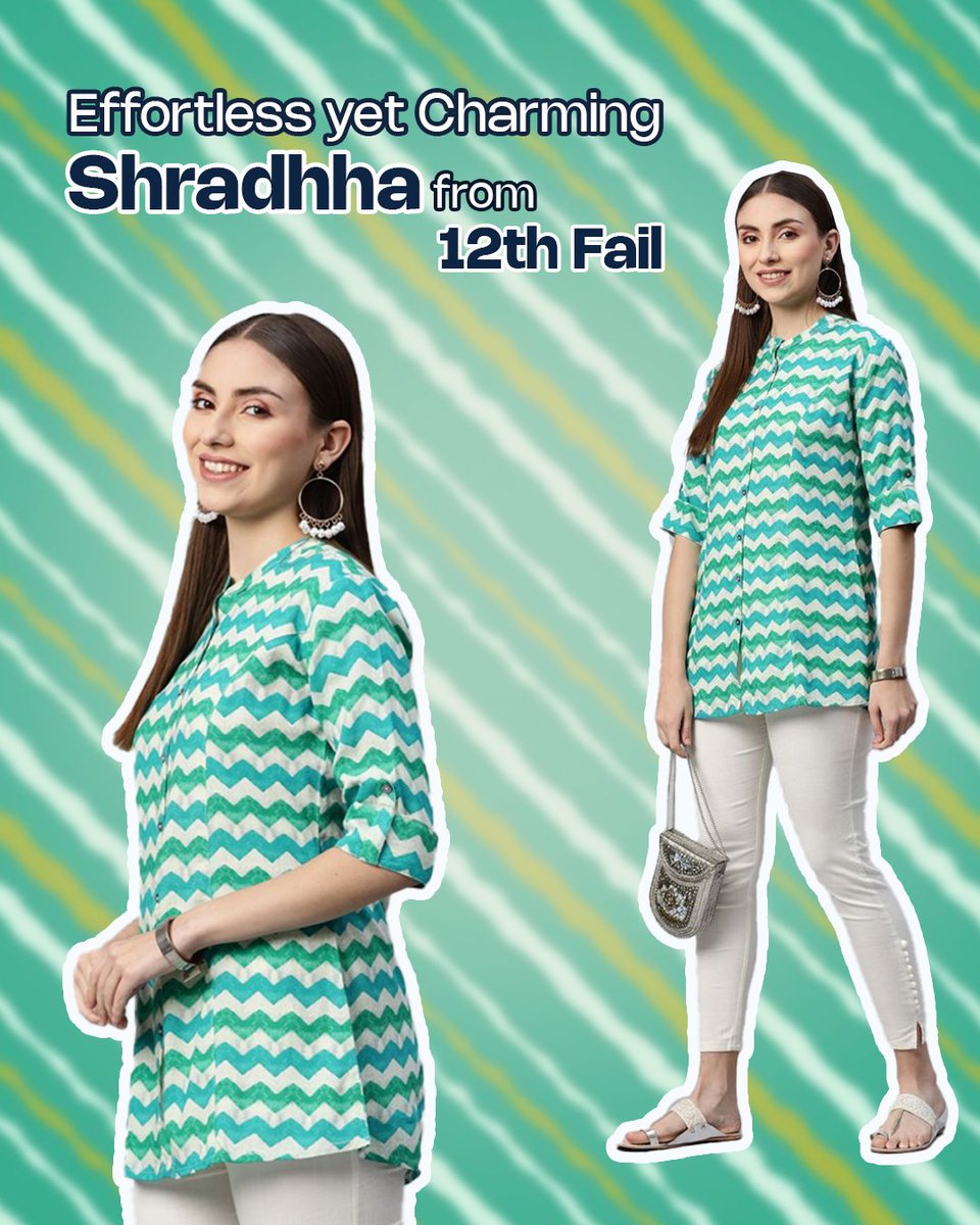 snapdeal's tweet photo. Happy National Youth Day!💁✨

Drop the name of your favorite filmy youth icon in the comments below.
.
.
.
#Snapdeal #NationalYouthDay #Filmylook #youthicon #12thfail #khogayehumkahan #shraddhajoshi #films #filmyoutfit https://t.co/wxtD9Oz7PJ