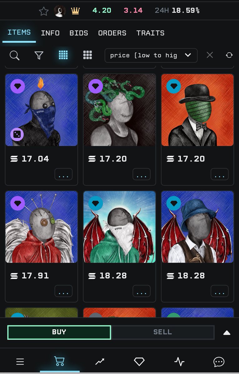 There is still a few banger Gods under 25 SOL

Knowing <a href="/TheFracture_/">The Fracture</a> team and @LH_exe  Gods won’t stay at 4.20 SOL forever 

Last ATH was at 66 SOL