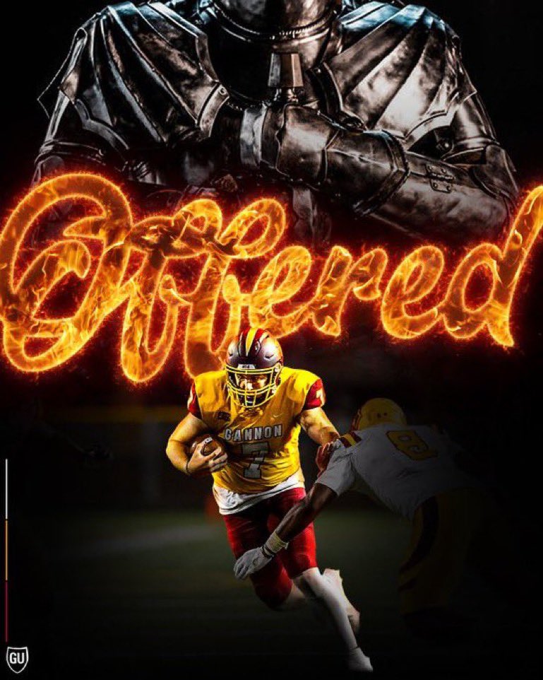 #AGTG After a great conversation with <a href="/coachkage/">Tony Caljean</a> I am extremely excited and blessed to receive an offer from <a href="/FootballGannon/">Gannon Football</a> <a href="/peguesAmp/">Amp Pegues HC/Athletic Director Farrell high</a> <a href="/darwind2/">Darwin Dixon</a> <a href="/kenmoyer52/">Ken Moyer’s Sports Page</a>