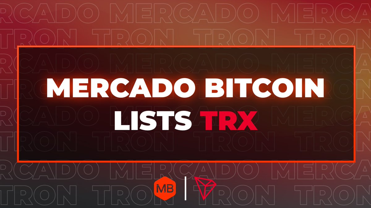 trondao's tweet photo. $TRX, #TRON Network's native utility token launches on the LARGEST crypto exchange in Brazil, @MercadoBitcoin! 🇧🇷

We're thrilled to play a role in advancing #blockchain tech in Brazil and remain committed to our mission of making our network accessible to all 8B people globally. 🚀

More from @decryptmedia : 

https://t.co/ienz2TJOeF