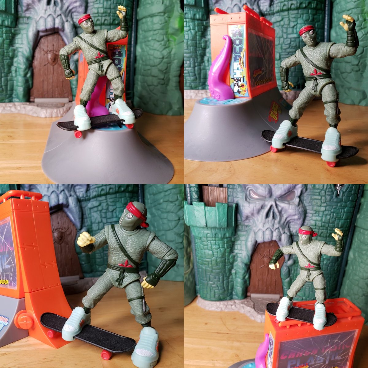cracktasticpod's tweet photo. Happy #thrasherthursday @tonyhawk @PlaymatesToys @Hot_Wheels @Mattel #thepfpn #cracktasticplastic #footsoldier #tmnt #fingerboard #skatepark #skateboardphotography #skater #skatelife #doakickflip #handstand #quarterpipe #grind #ollie #rails #skatepark #thegerms #toyphotography https://t.co/hey7XE4KG0