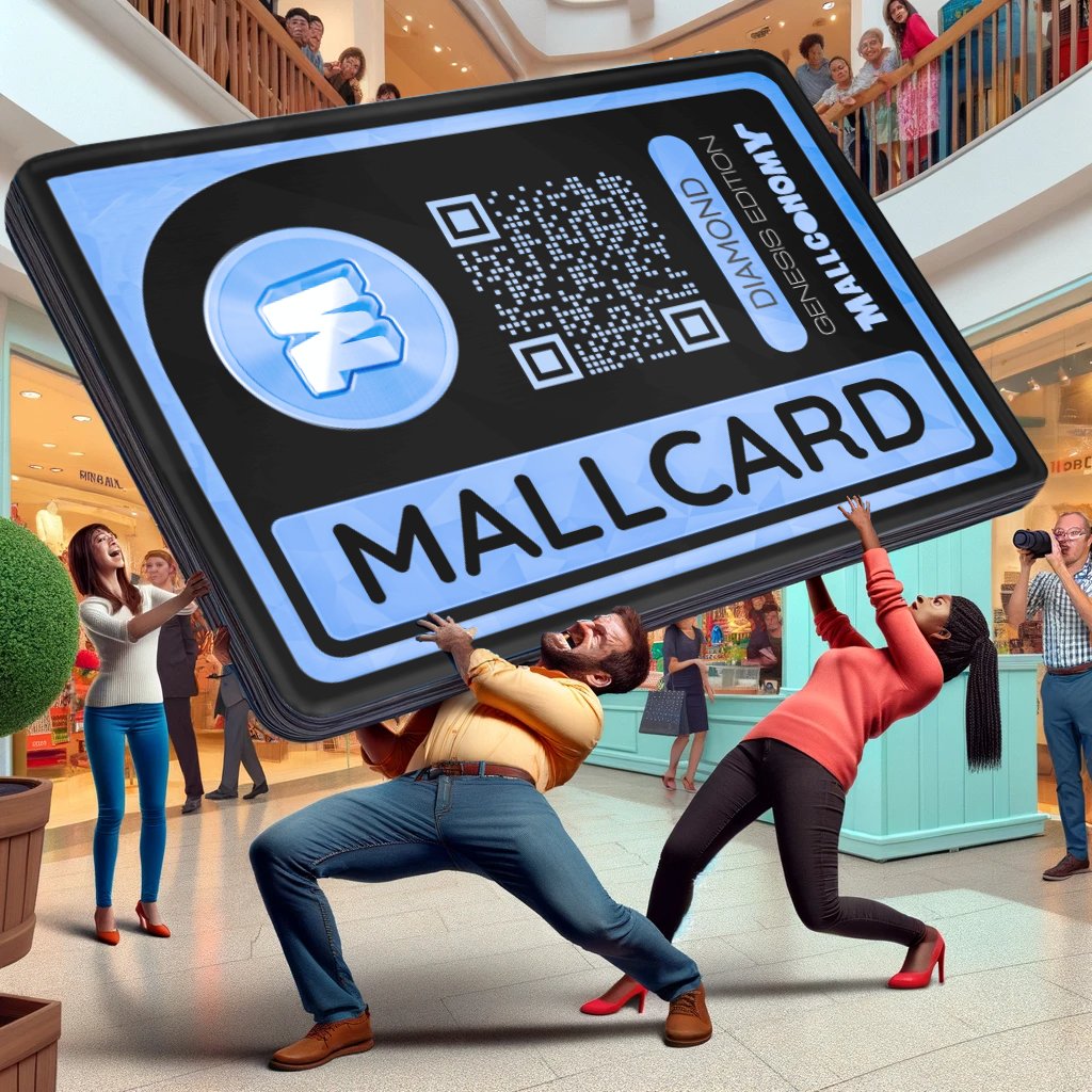mallconomy's tweet photo. Diamond #MallCard #NFT is the JEWEL IN THE CROWN! π
πͺ Go to https://t.co/Cgeadmu07y and get one so you can start exercising your biceps...and filling your pockets with #MallPoints and $WOOT!
Thanks to @AtomRadiant for this beautiful design.
#MallStars #Web3 #Metaverse https://t.co/i0zcL1Zgki