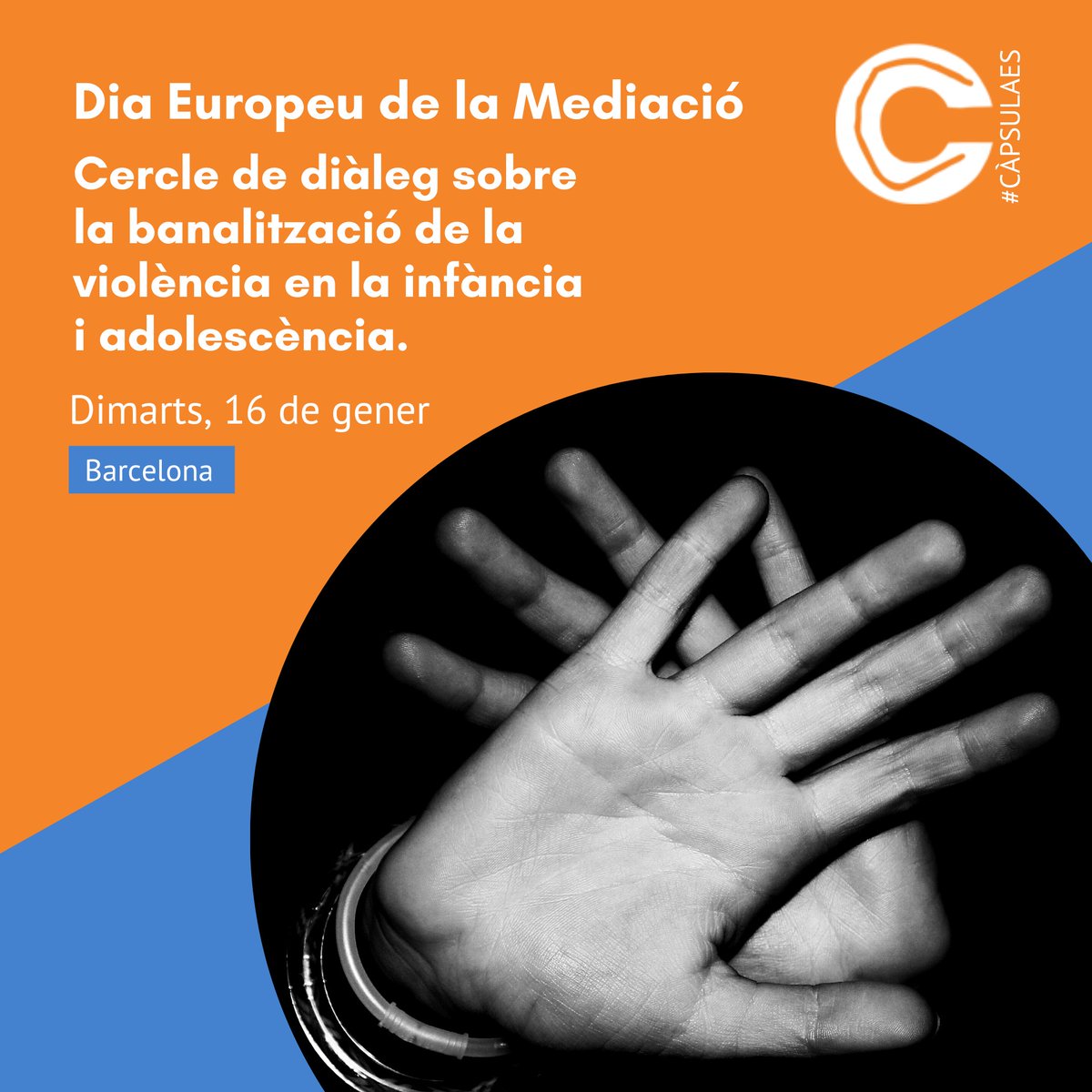 marionagarriga1's tweet photo. Cercle amb @josepfigols emprenedor dee @bcnresol @sergi_de entrenador a @uesantandreu @nbardasco mestra  d' @ImmaVedruna @Ariadnatroya educadora de @PDABullying i altres...👏👏
#diaeuropeumediacio
Apunta't-hi com a públic a @ceesc_cat
https://t.co/epFc8hlHio https://t.co/JZFiJl6Sr1