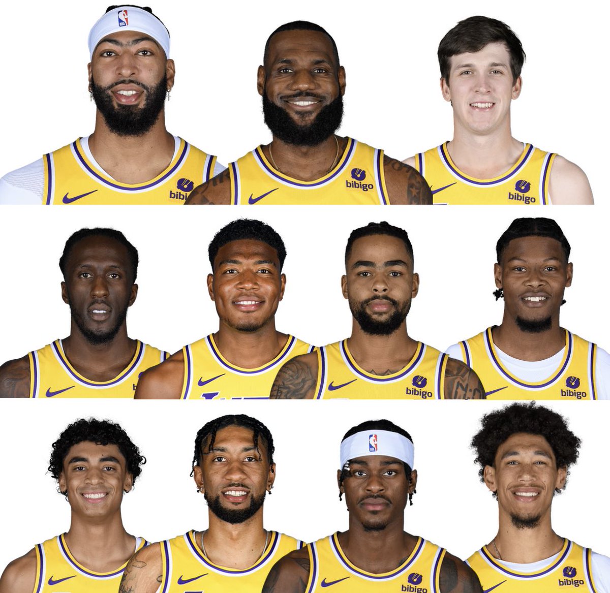 LakeShowYo's tweet photo. who should be the Lakers starting 5? 🤔 https://t.co/cmt3KWo1WH