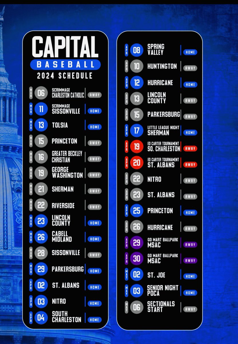 2024 Schedule #Team35
