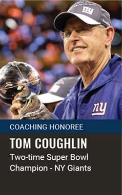 Hey @Giants family. Coach Coughlin being honored. Check out link. Let’s show out for Coach! Limited seats available so hurry and get to see Coach receive his recognition @michaelstrahan @OG_Leadership soldierstosidelines.org/legacy-of-lead…