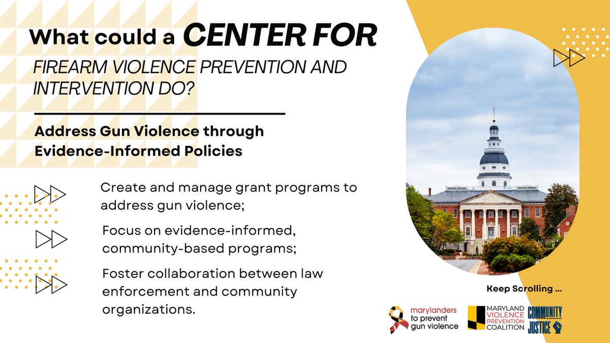 gunviolenceprev's tweet photo. 🔥 Exciting news! We're pushing for legislation to establish a Center for Firearm Violence Prevention and Intervention. Let's work together for safer communities! 💪✨ #FirearmPrevention #CommunitySafety #LegislationForChange #MDGA24 https://t.co/KIGAx0XnwI