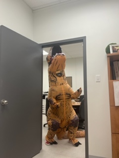 ELSGeorgian's tweet photo. In a world full of suits and ties, be the dino in disguise.... #Barrie #Georgian https://t.co/j7HQiHuweI