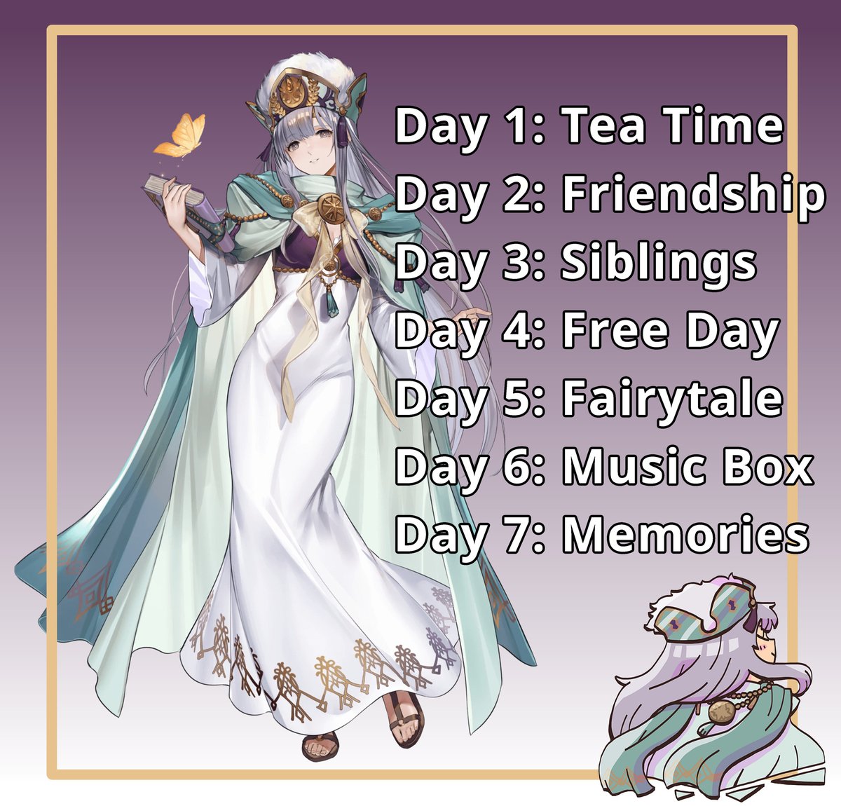 JuliaFE_Daily's tweet photo. The prompt list for Julia Week 2024, starting this February 9th and going trough February 15th.
We hope to see you there! #JuliaWeek2024 #JuliaWeek https://t.co/PlXS4R3CDu