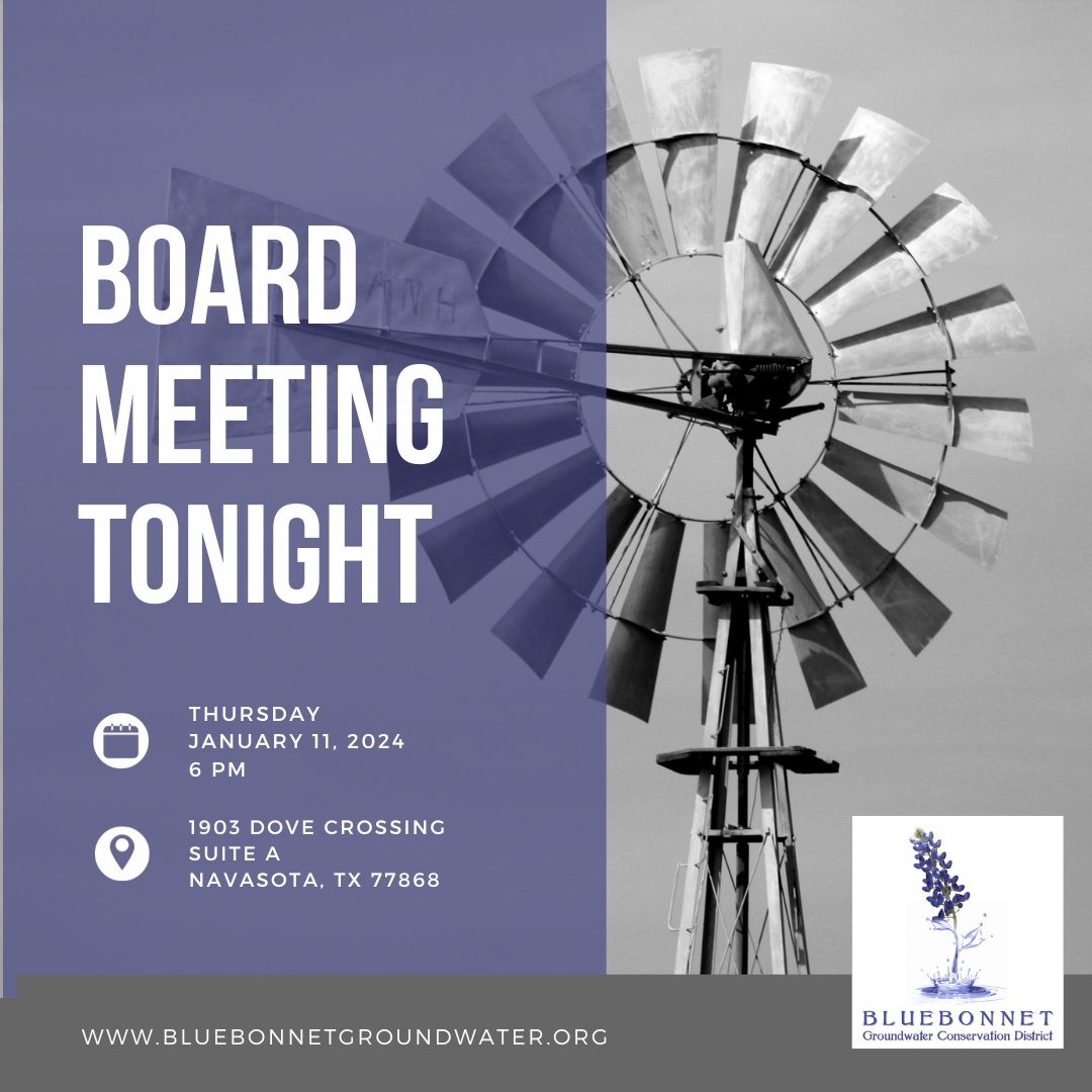 Bluebonnet Groundwater Conservation District tweet media