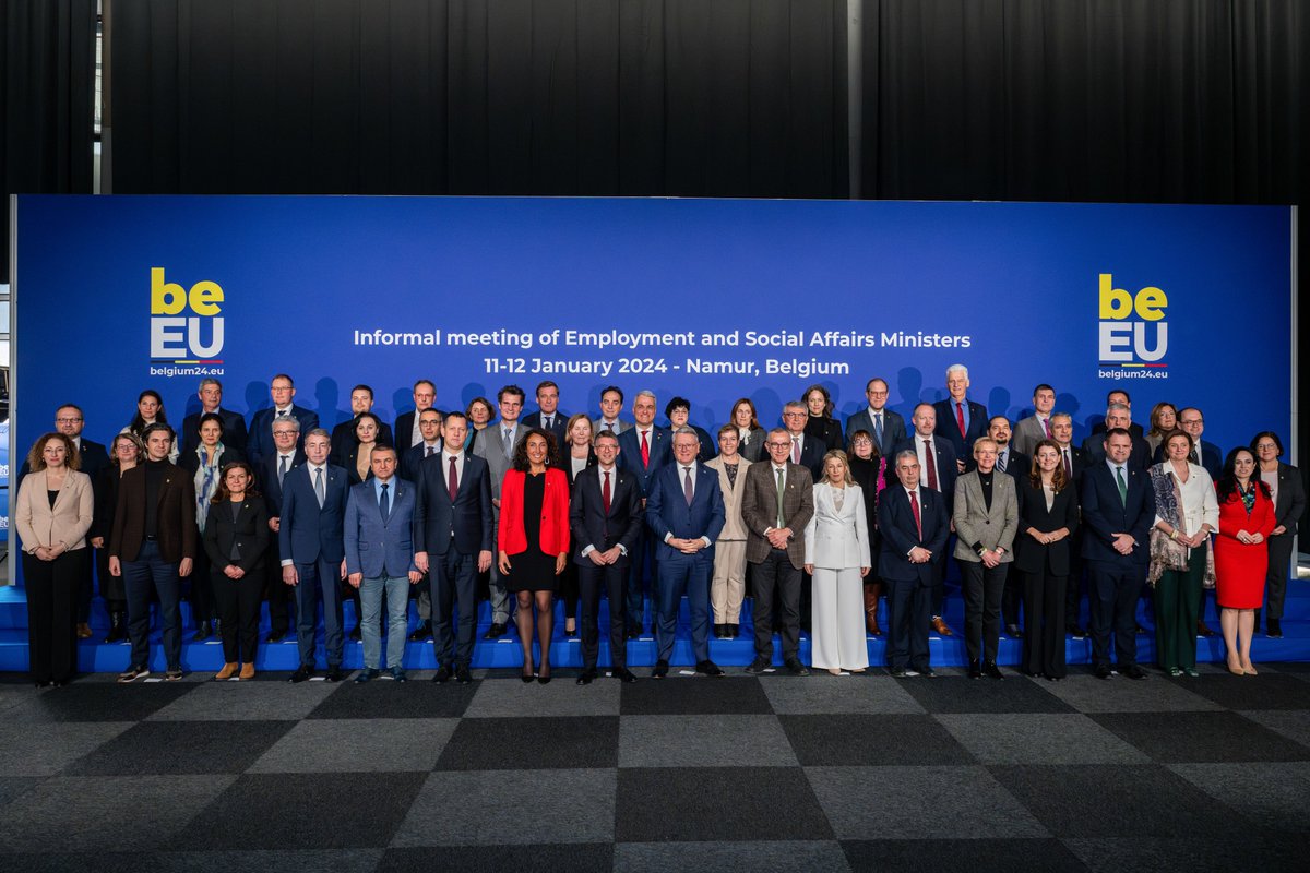 Currently in Belgium 🇧🇪🇪🇺 at the Informal Meeting of #Employment and #SocialAffairs Ministers. Engaging in vital discussions on the #European Pillar of Social Rights, labour shortages, social protection, and more.