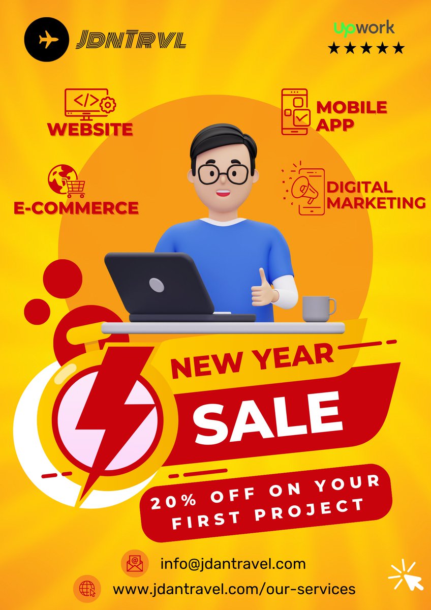 jdn_trvl's tweet photo. Travel, sports and entertainment we can build websites, apps and we offer digital marketing and AI services...

FREE CONSULTATION + 20% FOR NEW CLIENTS!

FULL INFO - https://t.co/TUJq93sAdw https://t.co/6EHfwXqDa1