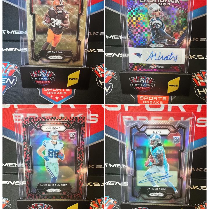 Hitmen_Sports's tweet image. Prizm was 🔥this morning!  Join us again live tonight at 9 PM EST on Whatnot for another full case PYT!  Teams are live in the store now so grab one or Bookmark the show now?

#thehobby #groupbreak #whatnot #paninifootball #footballcards #nfl #nflplayoffs #wildcard