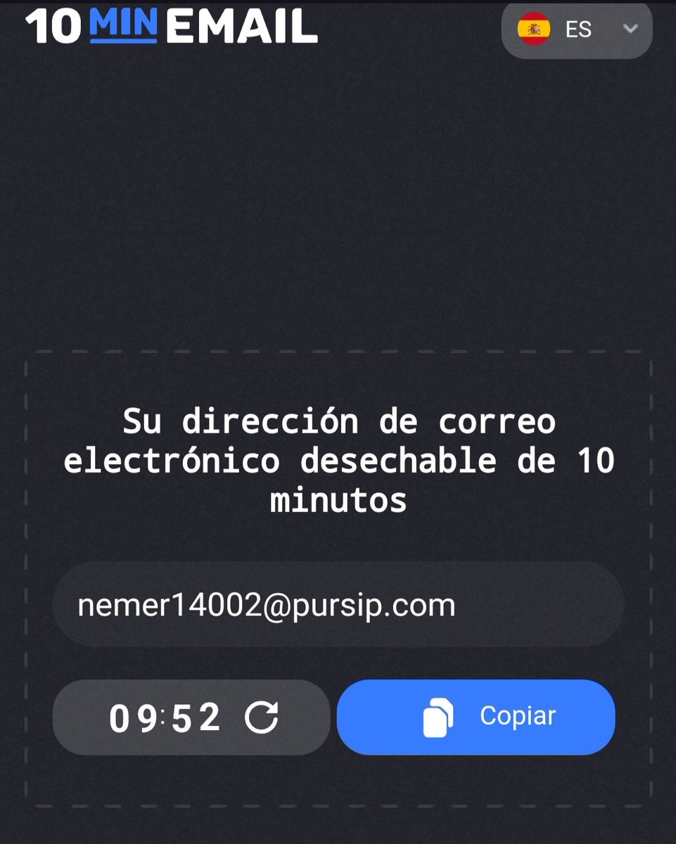 NancyNSalazar's tweet photo. 🟢De seguro te ha pasado que al regístrarte en un sitio web desconocido para ver de forma puntual alguna información, te has arrepentido de haber dado tu mail personal a la ligera, porque tu bandeja comienza a llegar Spam de todo tipo 🤬😨😵.

🟣Aquí te dejo esta solución: 10MinuteMail, una plataforma en la que puedes obtener una cuenta de correo desechable, que dura justamente eso: 10 minutos.😎💻

🟢Acá el link: https://t.co/oV84qozHoZ