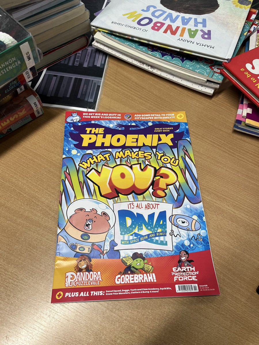 RPPS_Library's tweet photo. Very happy pupils in @RPPS_Library today! Our @phoenixcomicuk subscription has started! Massive @jamiesmart and more fans…. We love #comics #readingforpleasure #schoolibraries #librarians #SharingIsCaring https://t.co/5shwNTKEzc