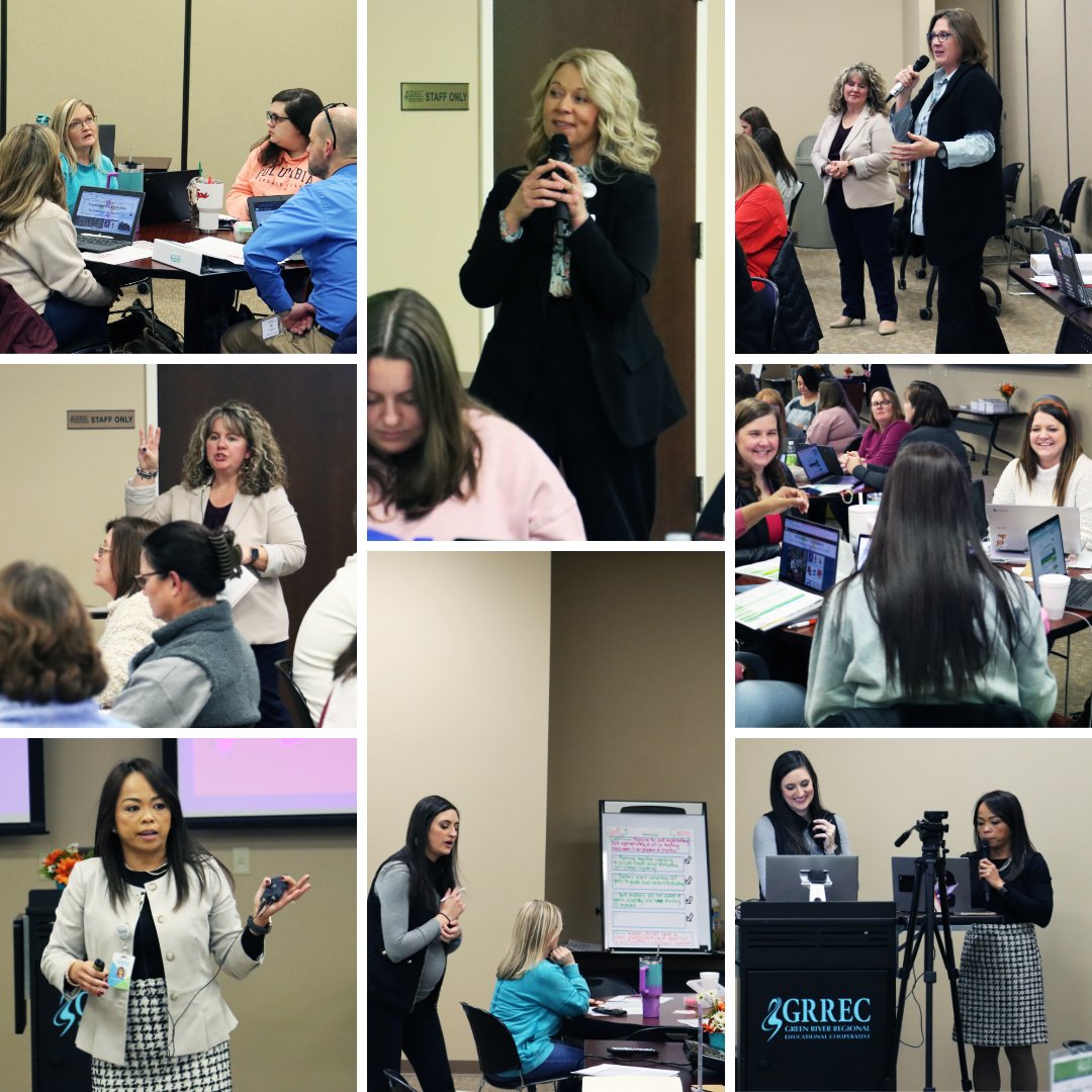 GRRECKY's tweet photo. Educators explored assessment-driven planning, role-specific breakouts and co-taught ELA instruction today. Highlights include SRSD for writing, Universal Design for Learning and exploration of KAS for comprehensive student success.
.
#GRRECY #InclusionGRREC https://t.co/dei0G3SQ6Q