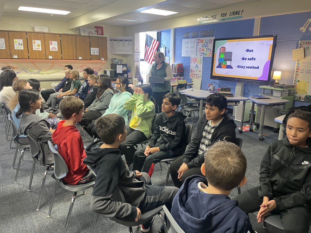 MrsCollinsHale's tweet photo. Loved seeing how classroom teachers implemented our PBIS Refresher slightly different to meet the needs of their students. The PBIS HEDBANZ game was a fun and engaging activity to review our school wide expectations. @halewolves54 @D54schools https://t.co/nWDHk8WLvG