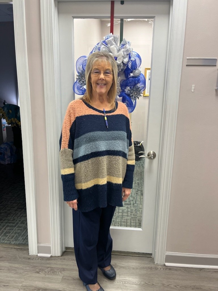 cacfaync's tweet photo. Not pictured above is our Program Assistant, Renee, as she's out of the office, but she had her pic taken yesterday in honor of #WearBlueDay. 💙 (2/2) https://t.co/K5N6UeYO5R