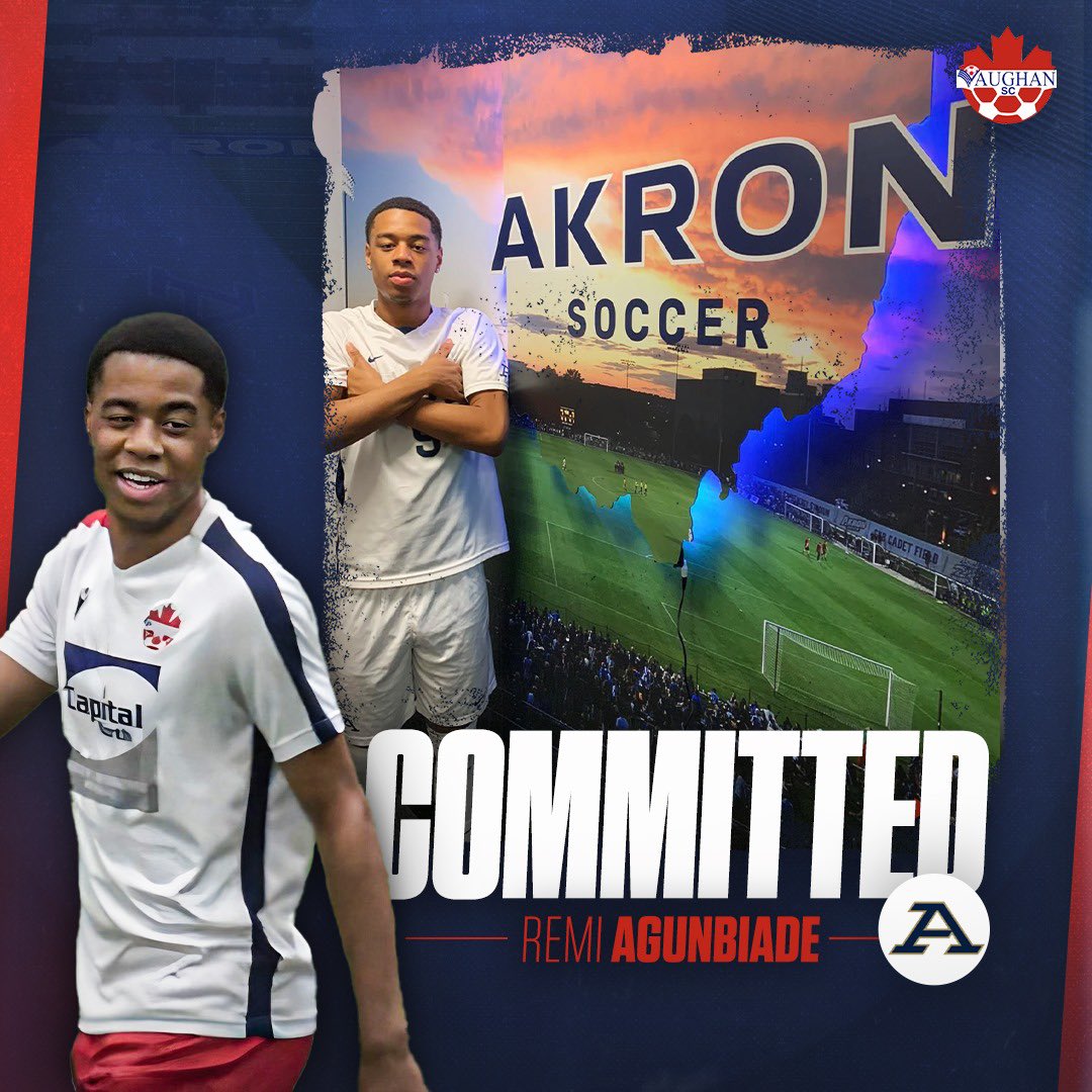 vaughansoccercl's tweet photo. COMMITTED ✔️

Congratulations to Remi Agunbiade on his commitment to the University of Akron ⚡️ 

Best of luck!

#WeAreVSC https://t.co/i2wqeIRzYy