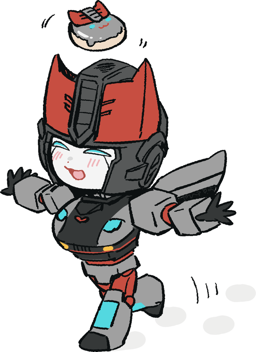 「わ～い俺のドーナツ～」|🦊八尋八尋🤘4月末まで低浮上✒10/29📚のイラスト