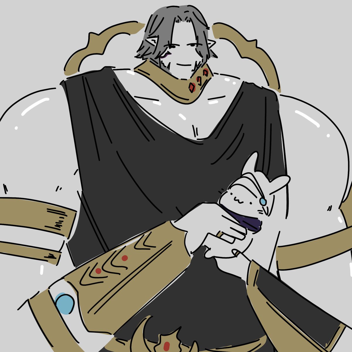 SmuggestSage's tweet photo. biblically accurate urianger https://t.co/J8xYGhDJqQ