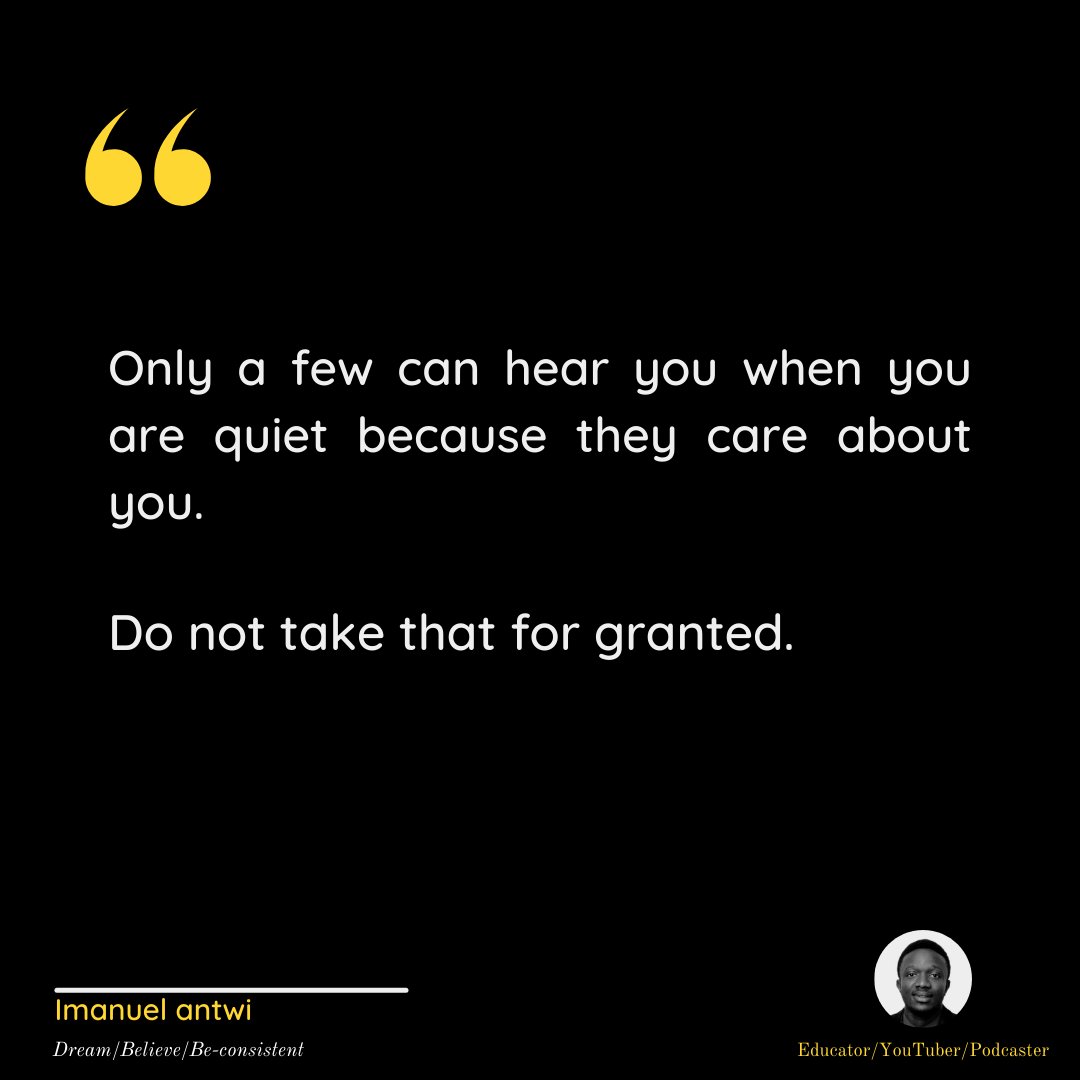 imanuel_antwi's tweet photo. Be grateful to the few, and be one of the few to someone.
#motivation #imanuelantwi #goodquotes #goodpeople #keepgoing #itispossible https://t.co/ydWXgyQp6O