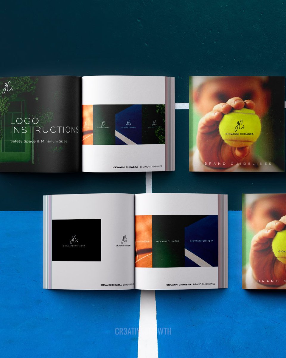 Cr3ativeGrowth's tweet photo. Winning branding worthy of a champ 🎾 🏆 

Giovanni Chhabra reached out to us with a vision. We worked on developing his personal branding as a tennis player, and turned out to be exactly what he was looking for. 

What are your thoughts? 

#Branding #Marketing #Graphicdesign https://t.co/55iMRzDI7T