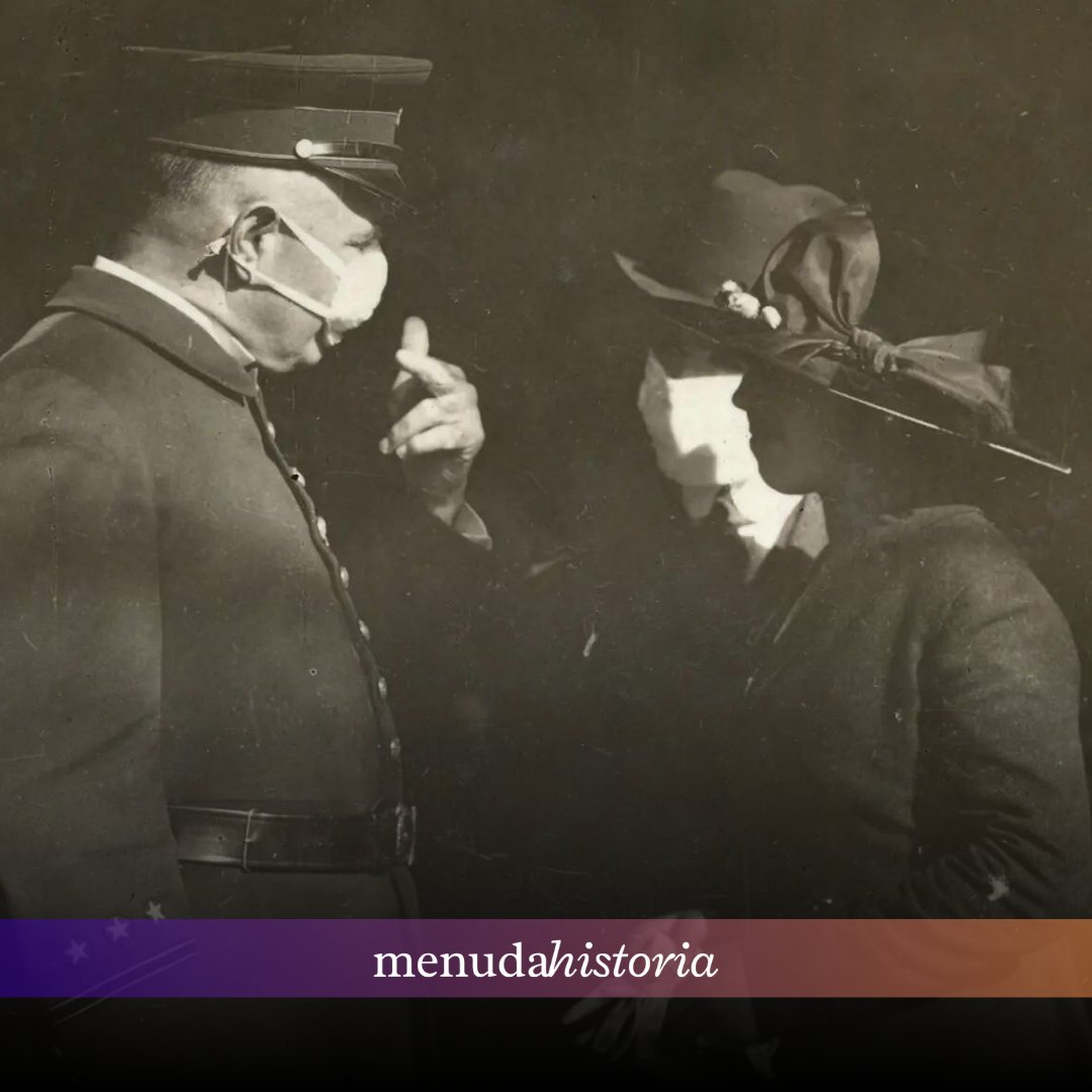 menuda_historia's tweet photo. La Liga Antimascarillas fue un movimiento de protesta que se opuso al uso obligatorio de mascarillas durante la pandemia de gripe de 1918 en San Francisco (Estados Unidos). ¿Sabes cómo surgió y qué consecuencias tuvo? Te lo contamos 🧵 https://t.co/CvunmjKoom