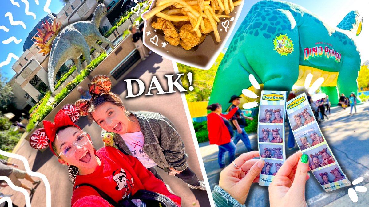 Discupcake_'s tweet photo. NEW VIDEO-Sharing our favorite things in DinoLand USA: https://t.co/gjNSCEJjjN https://t.co/C3jiiKQtrh