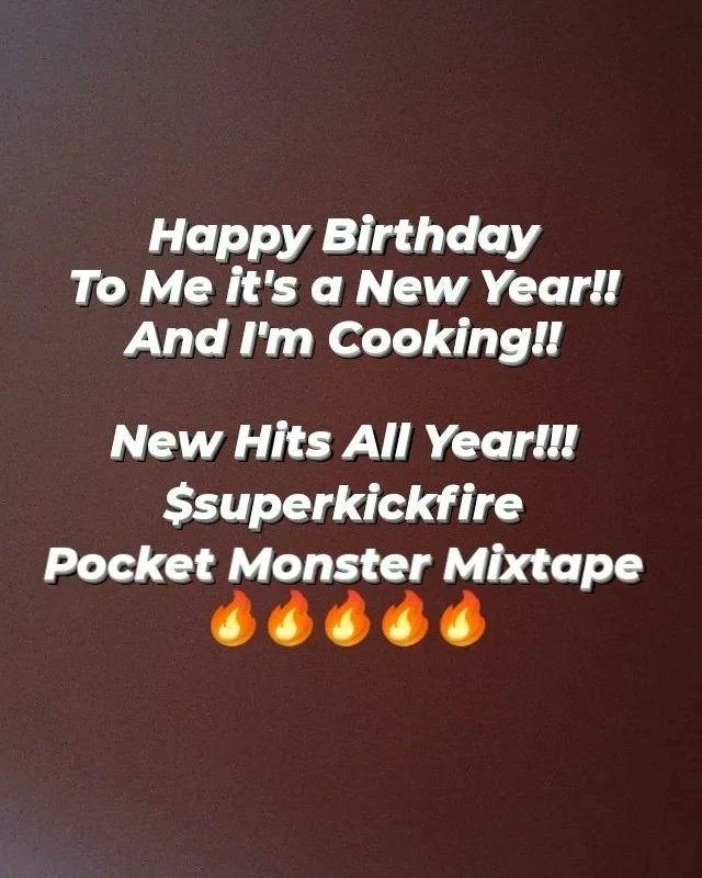 blackjesusdrip's tweet photo. Birthday Blunt 🎂 🎉 Excited Asf 💞$superkickfire to send a gift 🎮✨🔥🐉 Cooking Hits ✨ $KickFlamez
#pocketmonstermixtape legendary asf https://t.co/uN1ggU816f
