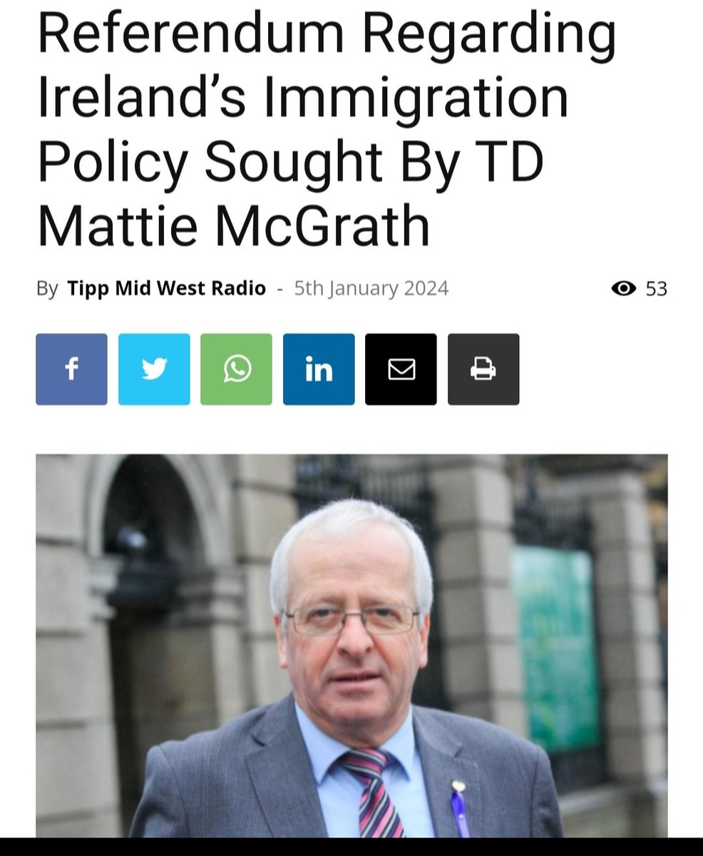 LFJIreland's tweet photo. Well done to Mattie McGrath TD for protecting and defending the interests of the Irish people that he serves. Mattie is on the right side of history. The political establishment including FG, FF, SF, PBP, Social Democrats and the Socialist Independents do NOT serve the interests of the Irish people but instead dance to the tune of their EU Paymasters. Ireland and Denmark are the only EU countries that have a legal right to opt out of EU immigration policies under the Lisbon Treaty. Denmark opted out to protect social cohesion and so it could look after its people. In 2022 Denmark recorded the lowest levels of asylum seeker applicants whereas Ireland recorded  the HIGHEST level, 6 X that of Denmark. There is something rotten in the State of Ireland. Ireland Belongs To The Irish.