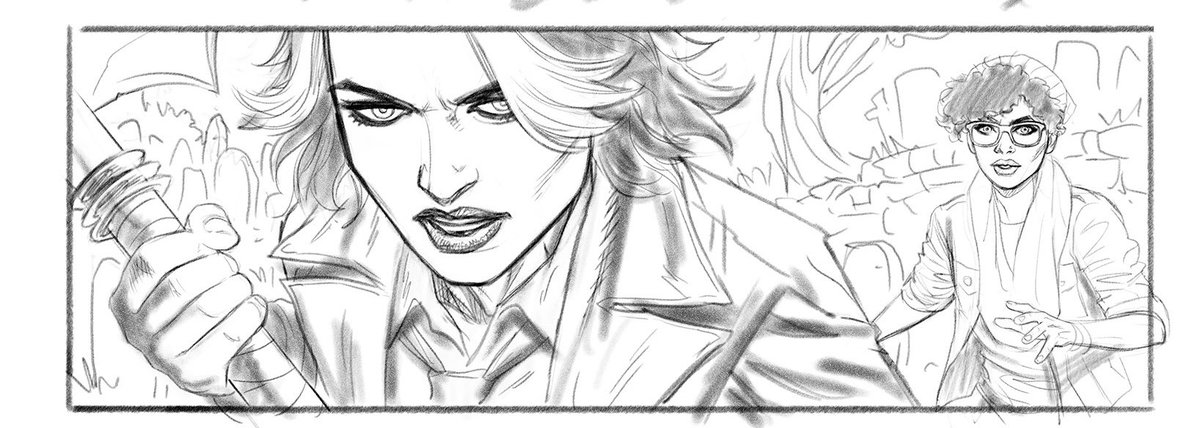Sneak peek from the next London Horror Comic featuring Jane Silver with art by @craigcermak. There’s been such a positive response to the character that we’re doing another story with her.
