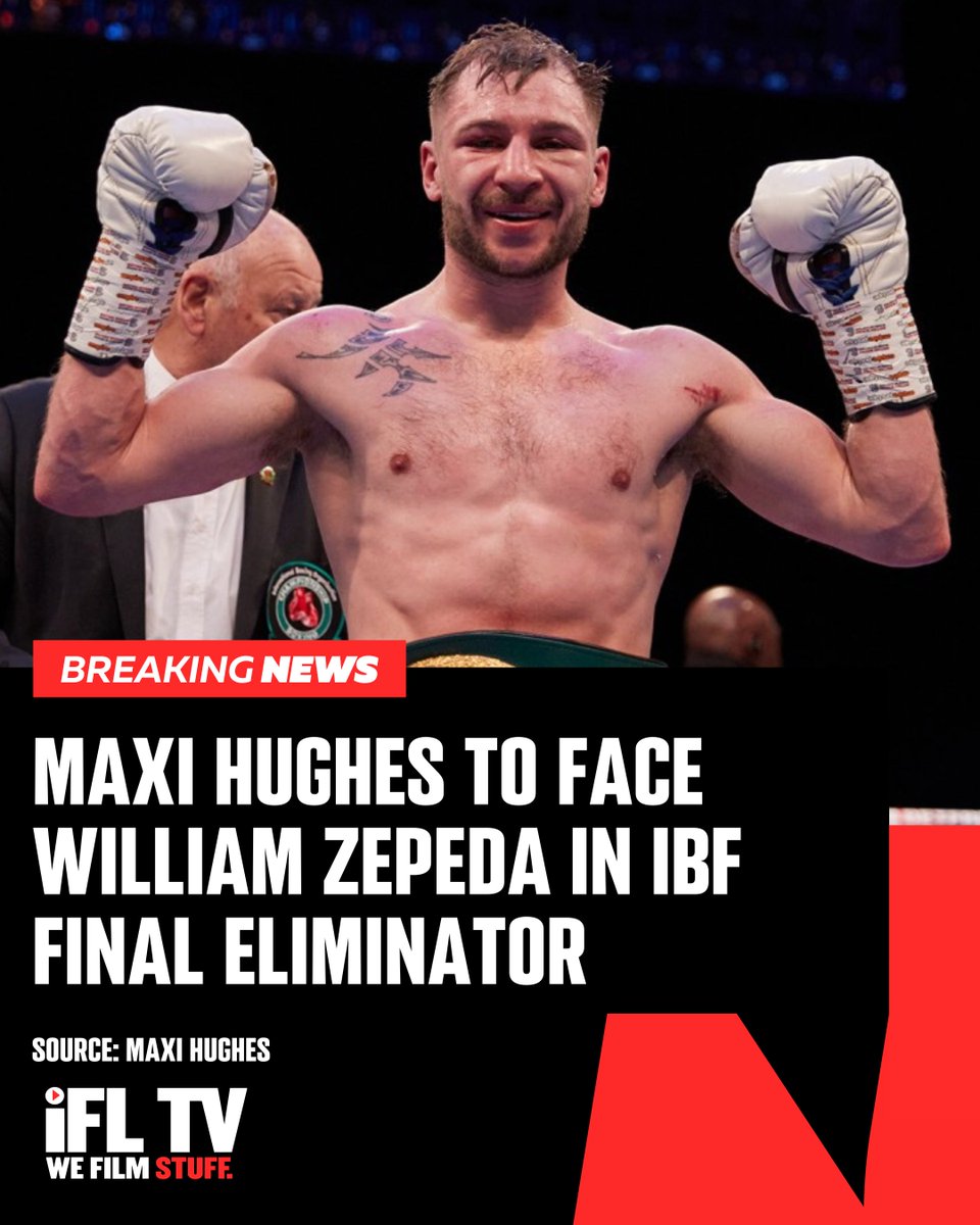 HUGHES SET FOR ZEPEDA FINAL ELIMINATOR ‼️ Maxi Hughes has confirmed on Instagram that he is set to face the 29-0 William Zepeda in a final eliminator for the IBF world lightweight title which is set to be fought for between George Kambosos and Vasyl Lomachenko 🥊 Fantastic news…