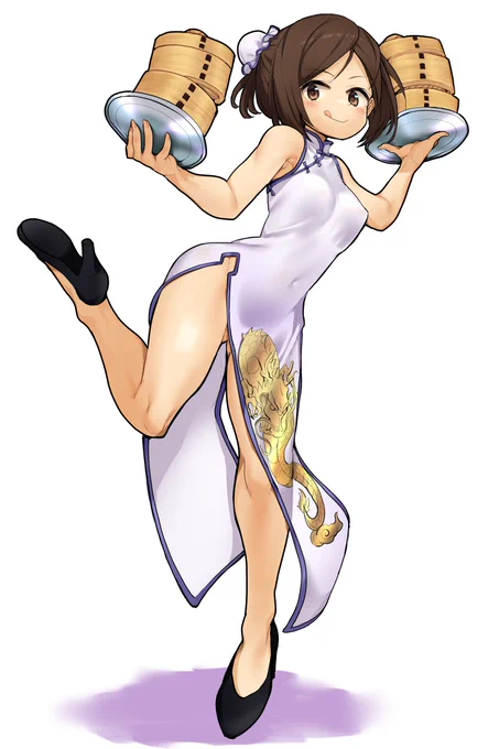 お題箱:龍柄チャイナドレスの黒田那佳 