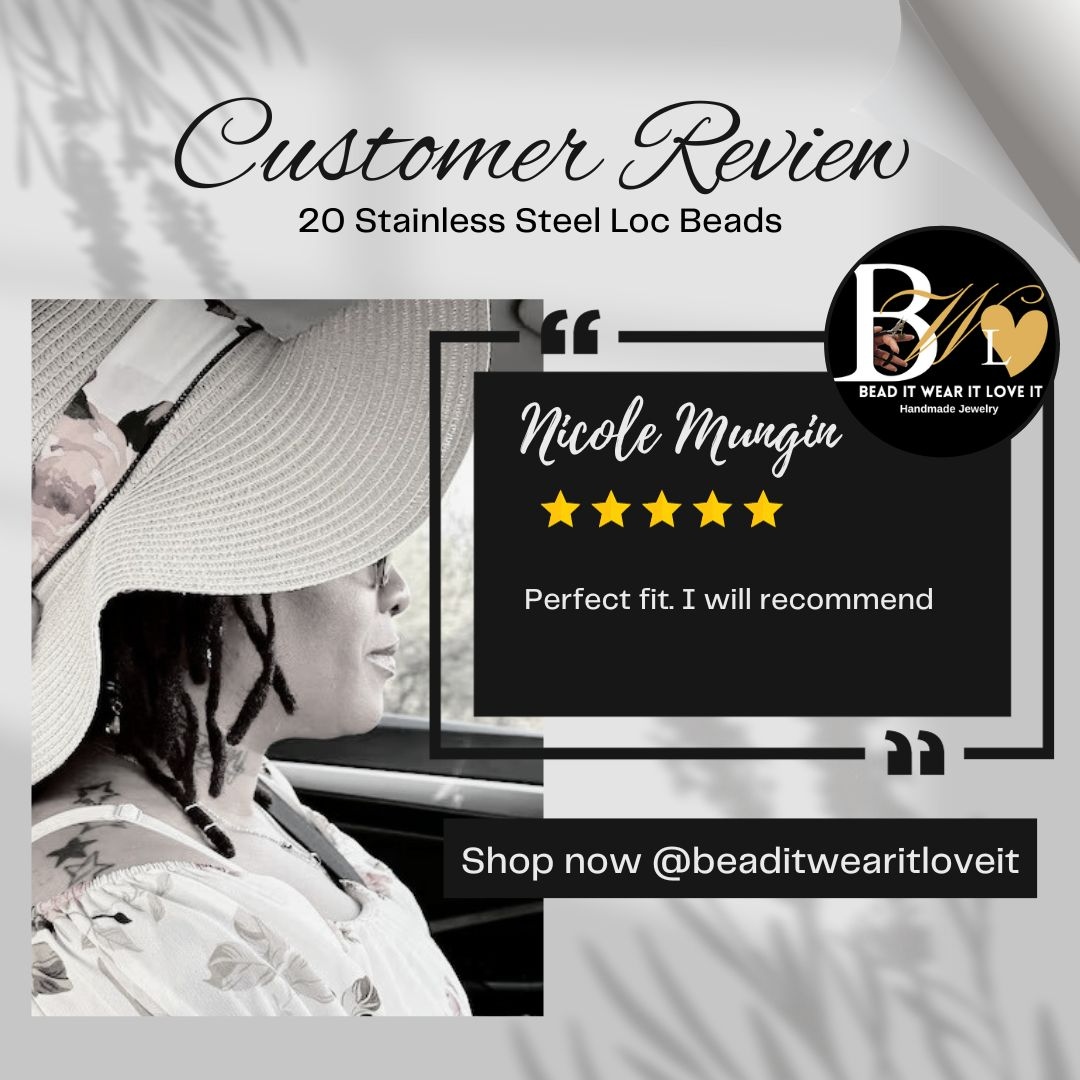 beaditwearitlo1's tweet photo. ππΌ Thank you for sharing your feedback with us! Keep the comments coming! π #CustomerFeedback #Grateful #ImprovingTogether #locjewelry #locjewlery #loclovin #locs #locstyles #loctransformation #explorepage #lovemylocs #locjourney #locqueen #loclove #locnation
#locmaintenanc... https://t.co/tLlex5SA59