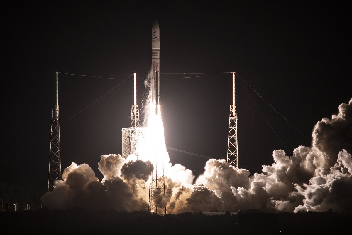 ulalaunch's tweet photo. You know Atlas &amp; Delta, now meet Vulcan!

ULA's #VulcanRocket soared to historic heights on its #Cert1 flight test on Jan. 8, leaving Earth orbit &amp; successfully charting a trajectory into deep space with bullseye accuracy &amp; precision. 

Read more: https://t.co/Vpe3jVpFt4 https://t.co/YhWQzOthTk