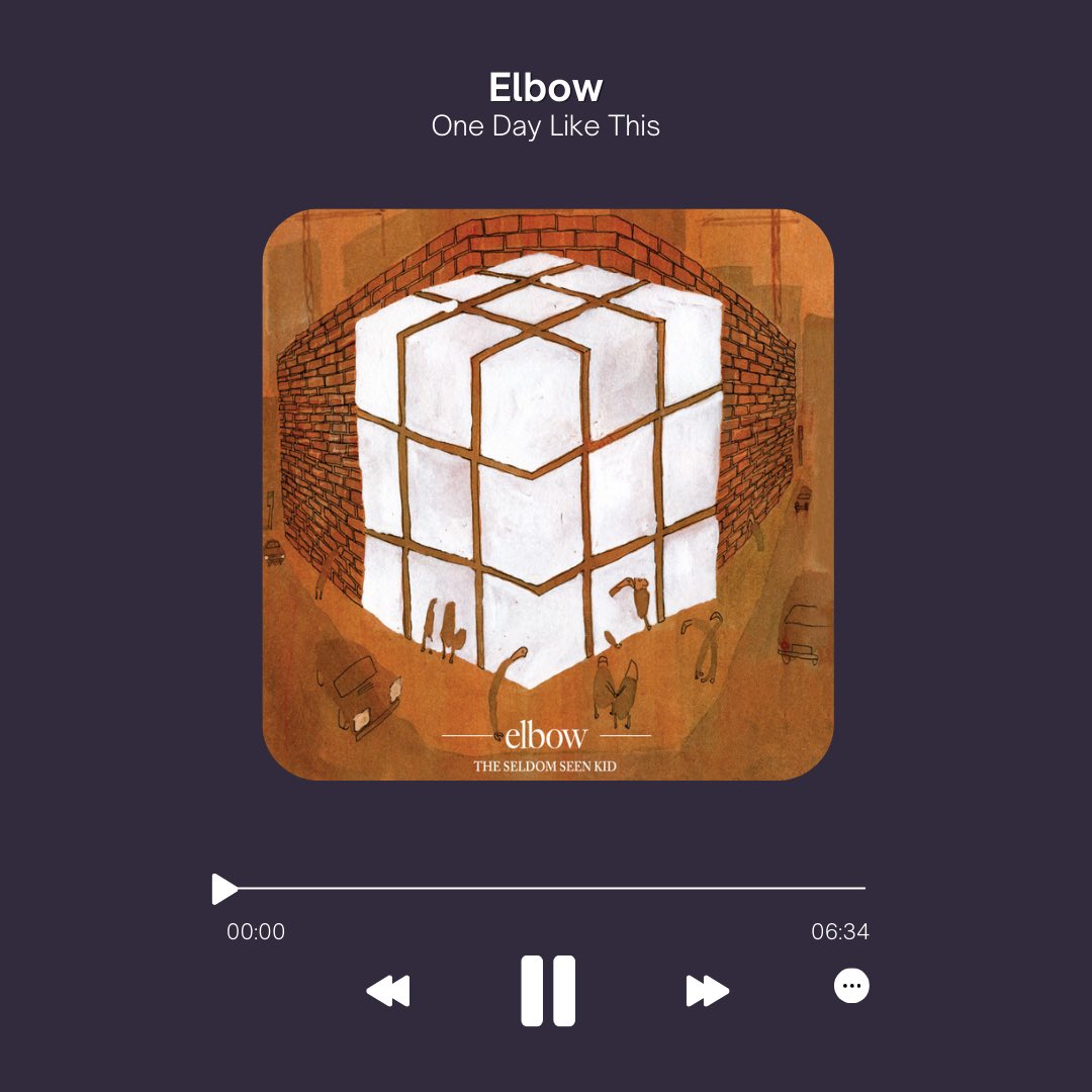 brewtuness's tweet photo. Tune of the Day - 11th January 2024

Elbow - One Day Like This

#elbow #onedaylikethis  #indielandfill #rock #indie #songsoftheday444 #songoftheday #tuneoftheday #music #spotify #songs #fyp #foryoupage #newmusic #NewReleases https://t.co/HPLlwE9XUt
