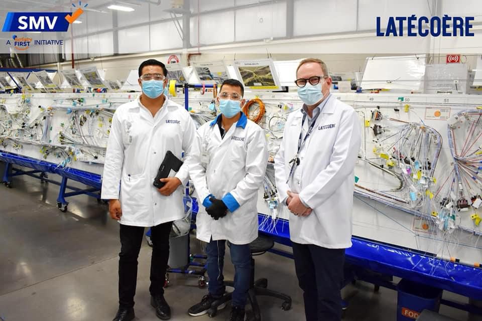 AlfonsoDurazo's tweet photo. Sonora es clave para el éxito de Latécoère gracias a la calidad de trabajo de los 1,053 empleados en sus cuatro plantas industriales en #Hermosillo.

Un placer reunirme con Greg Huttner, el nuevo CEO mundial de Latécoère. Seguiremos fortaleciendo los lazos con empresas líderes en innovación aeroespacial para recuperar la grandeza de nuestro estado.