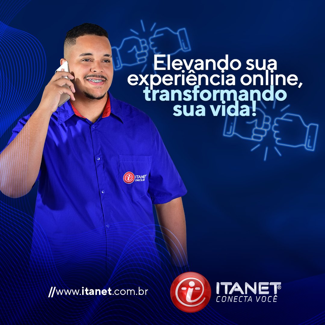 itanetconectavc's tweet photo. Embarque conosco na jornada da qualidade e confiabilidade digital. Conectamos vidas e elevamos experiências. Sua conexão, nosso compromisso!
#Itanet #Itanetconectavocê https://t.co/E1qChHIw4n