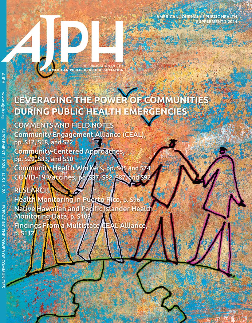 Now online: a special issue on Leveraging the Power of Communities During Public Health Emergencies All papers are Open Access: bit.ly/47zQ1at @RWJF @nihceal @AlfredoMorabia