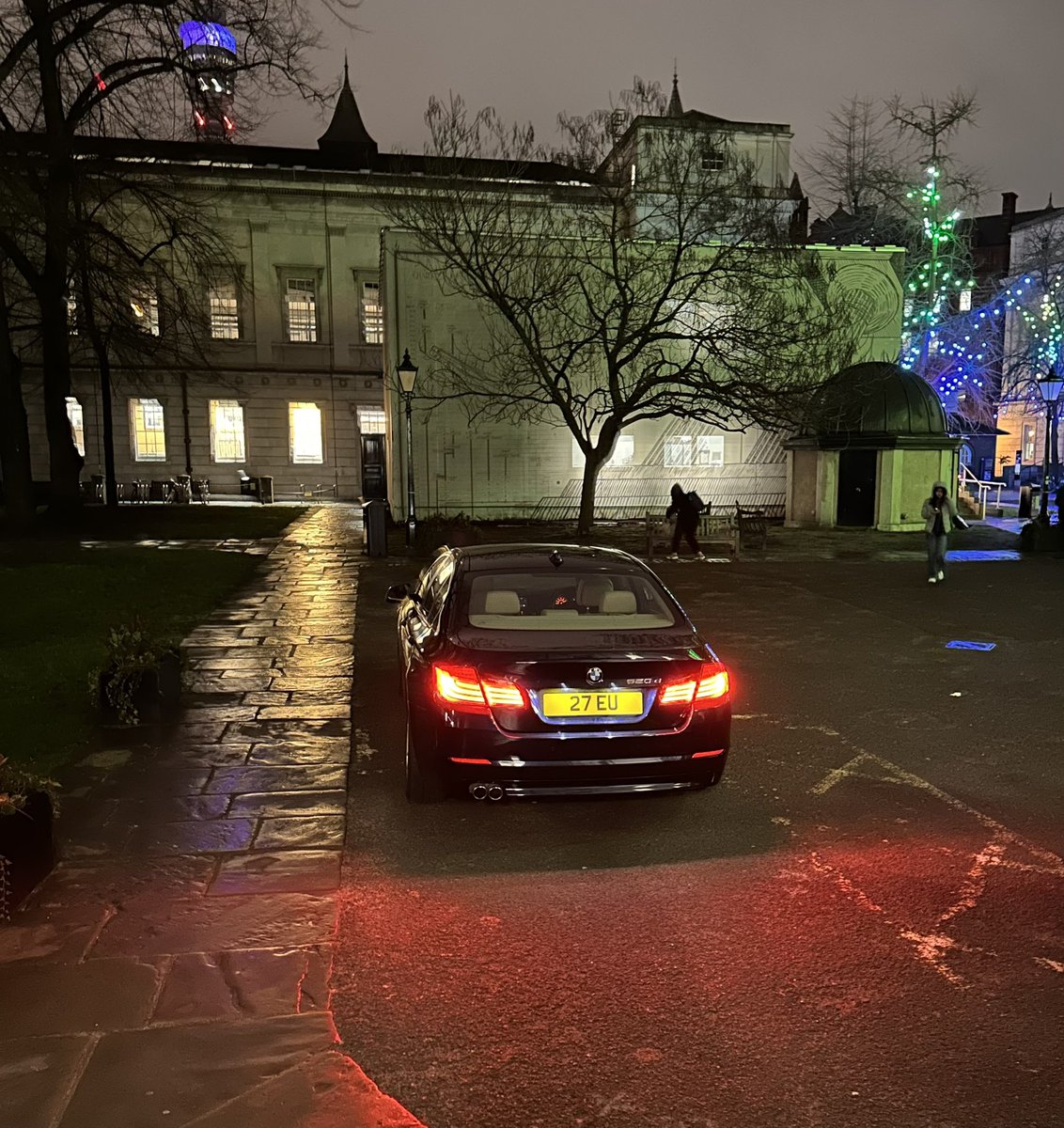 The car of the EU Ambassador to the UK has quite the statement number plate.