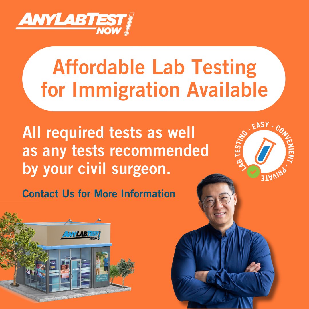 altn_az's tweet image. It only takes minutes to get your immigration blood work out of the way at Any Lab Test Now® in Phoenix! ⏰

Find us:

📍Any Lab Test Now! Ahwatukee
4025 E. Chandler Blvd. Suite #54
Phoenix, AZ 85048

480-885-6700

#immigrationlabtests #immigrationtesting...